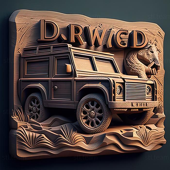 3D модель Land Rover Defender L663 (STL)